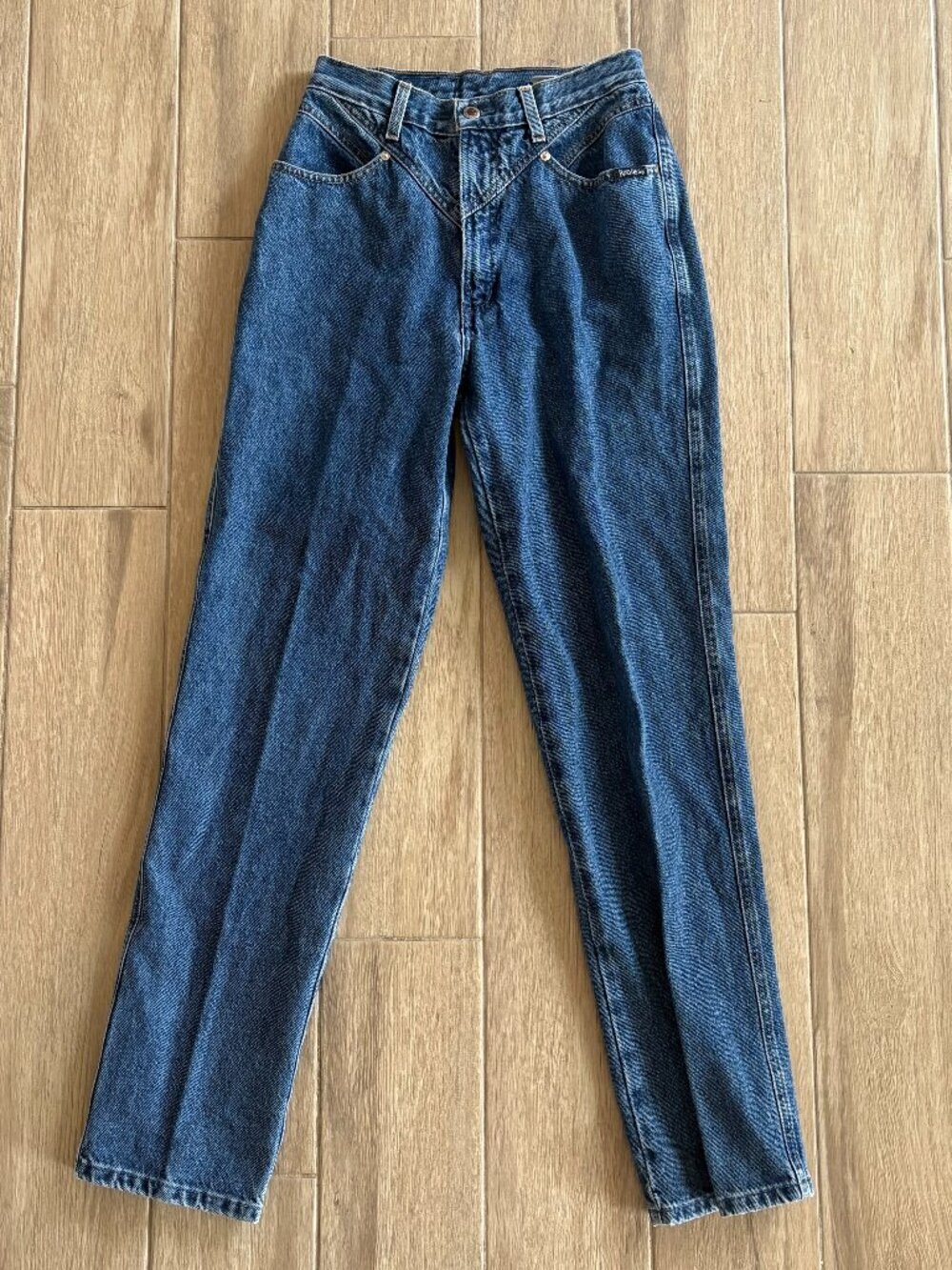 Vintage Rockies ASL Jeans Women's Size 9 Blue Denim Bareback Cowgirl Western